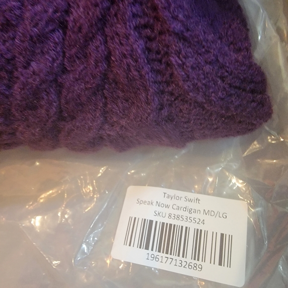 Taylor Swift Speak Now (TAYLOR'S VERSION) Cardigan Sweater NEW!! - Picture 9 of 11